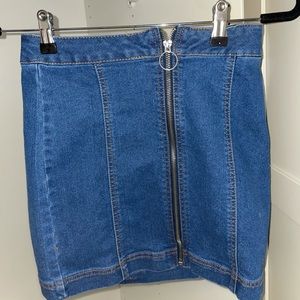 Jean Skirt - Tinseltown XS